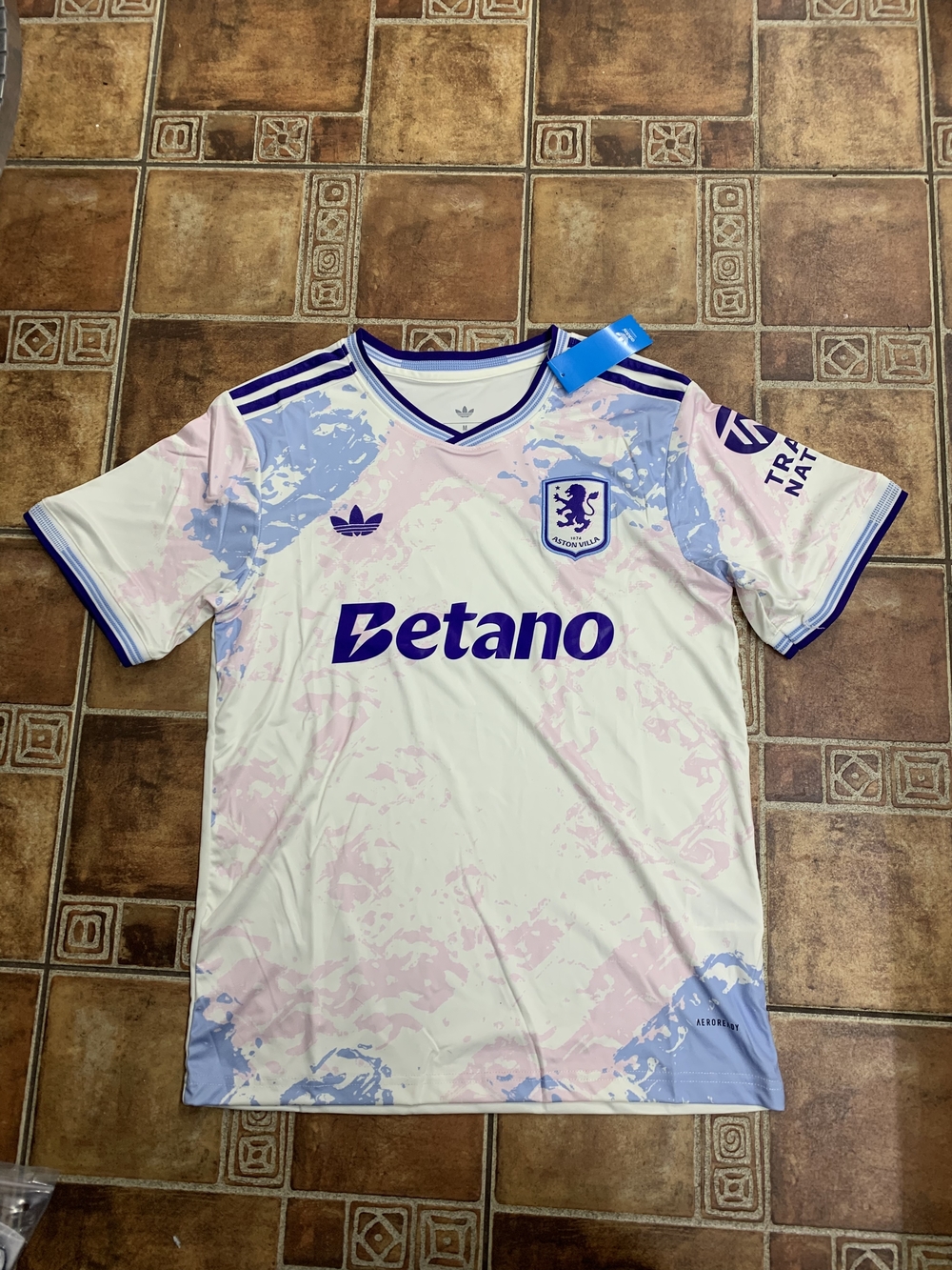 adidas Originals Aston Villa 2025/26 Third Kit Jersey Size M